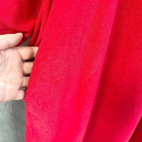 VTG‎ 80s Vanity Fair Robe Housecoat Womens Small Embroidered Floral Lounge Sleep - Picture 7 of 10